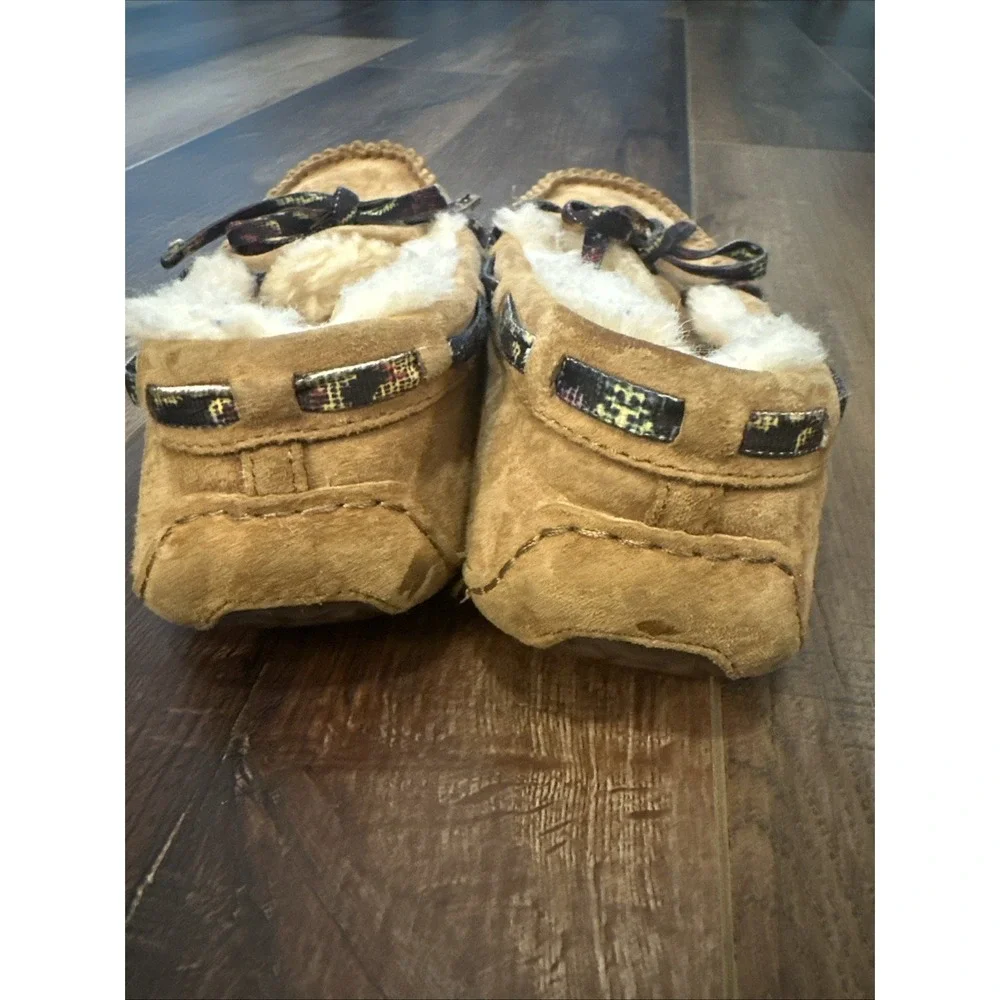 Womens Ugg Dakota‎ Grunge Chestnut Slippers US Sz 7 Limited Edition Moccasin - Picture 3 of 10